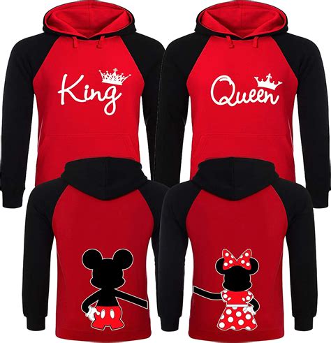 king and queen matching hoodies.